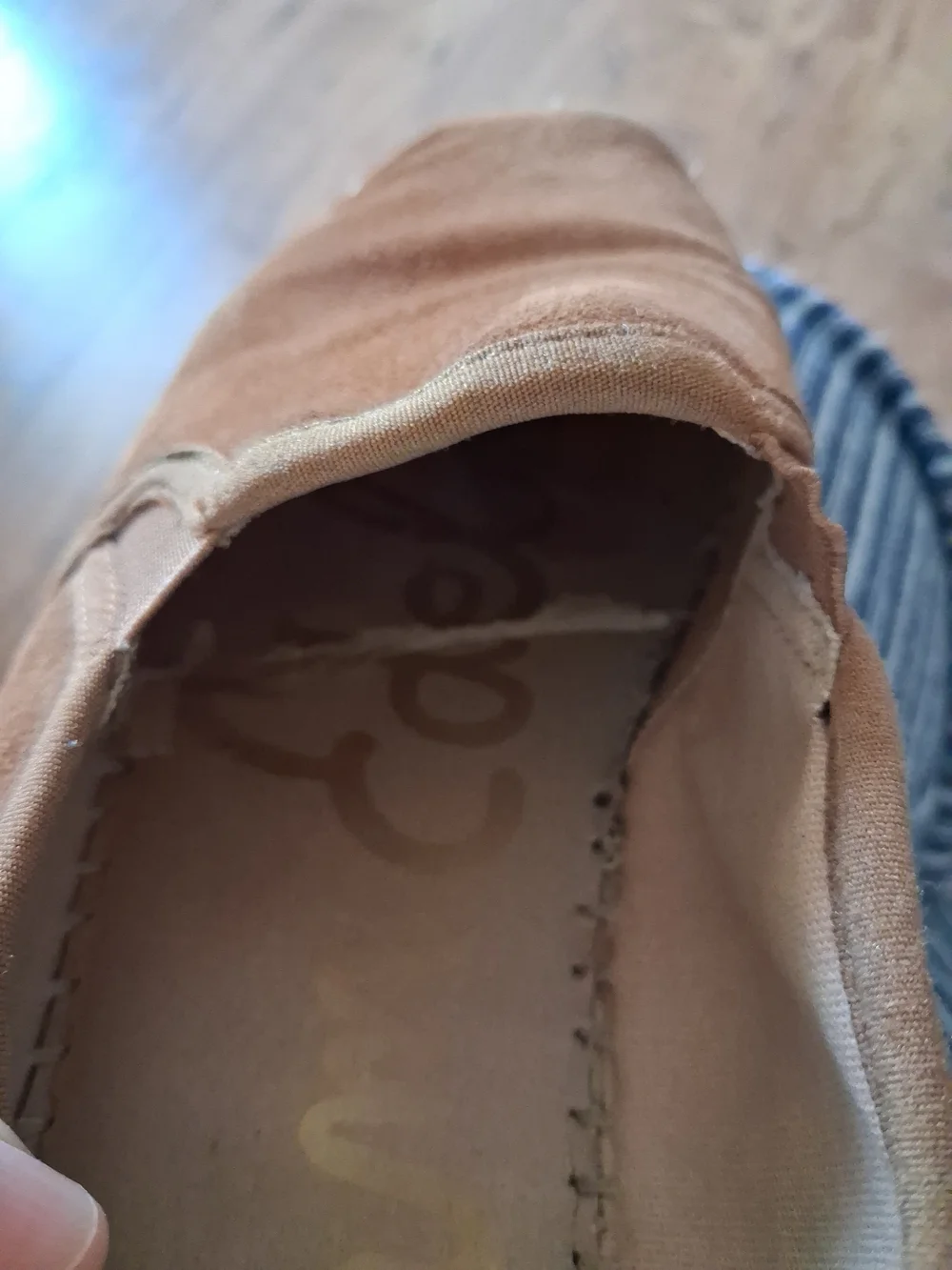 Sam Edelman Tan Carrin Espadrille Platform Slip On Shoe; Size 10